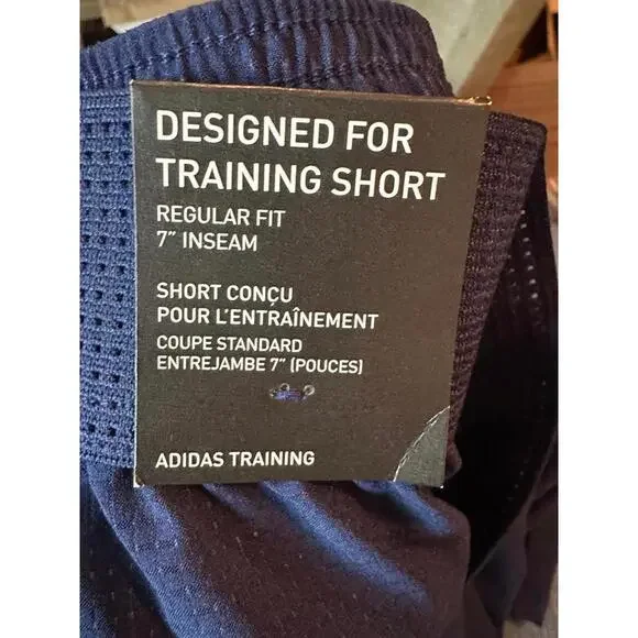 Adidas Designed for Training Shorts - Navy Blue, Size XS - Picture 4 of 5